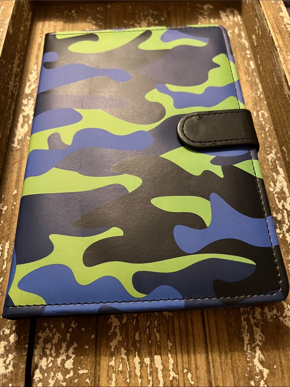 BACK TO SCHOOL CAMO PATTERNED JOURNAL by CR GIBSON